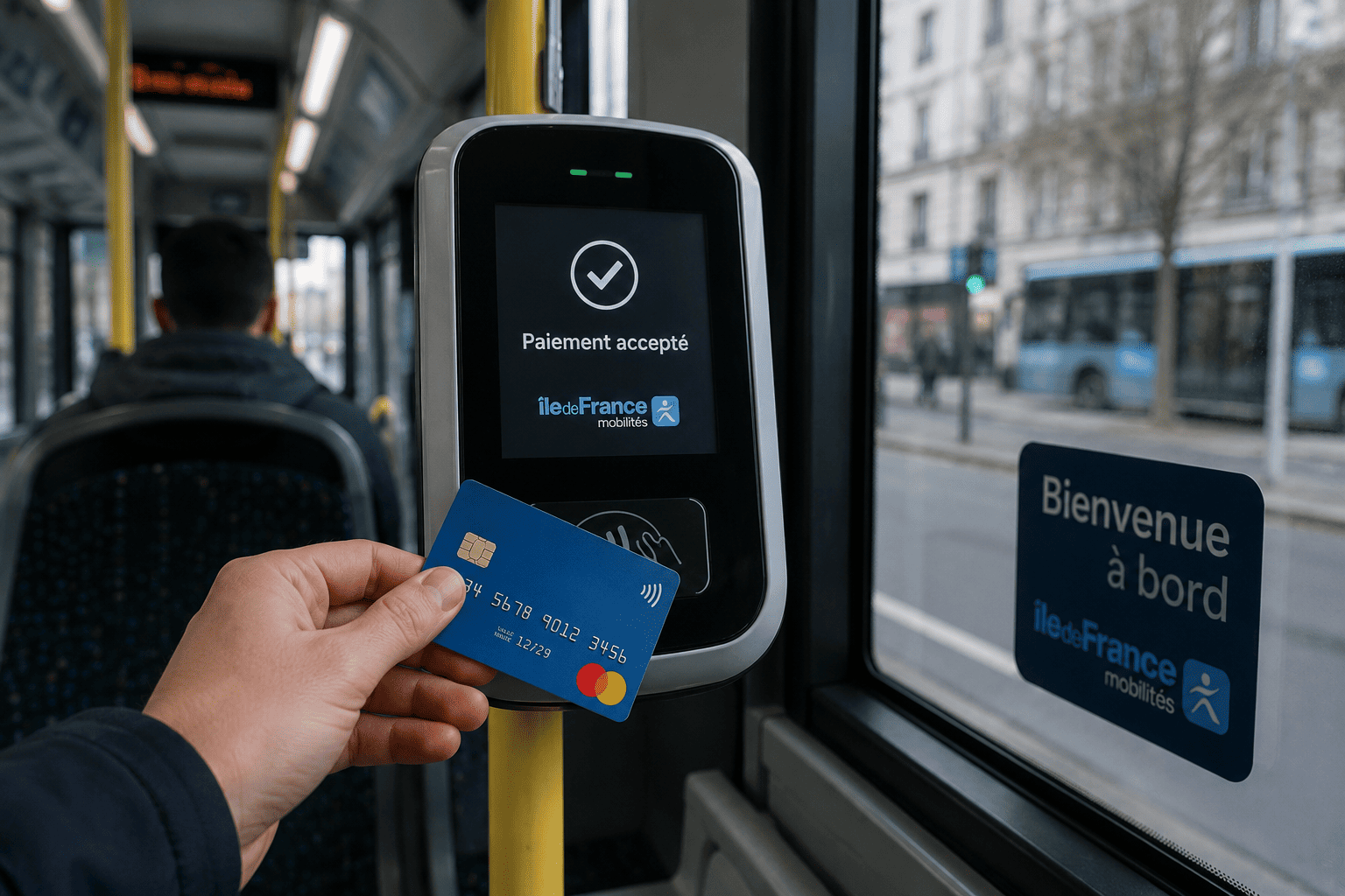 France — La carte bancaire devient un ticket de bus en Île-de-France